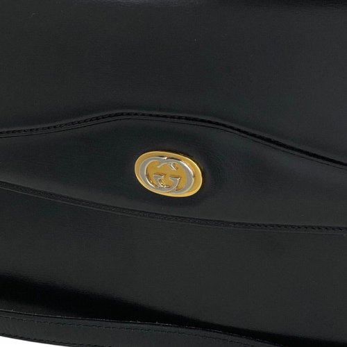 グッチ　VINTAGE GUCCI ボストンバッグ　ショルダーバッグ 日本直送 名牌中古包 】GUCCI グッチ ショルダーバッグ ブラック