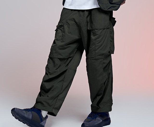 3D Pocket Pants/Water Resistant/Plain/Unisex/Summer/Adjustable