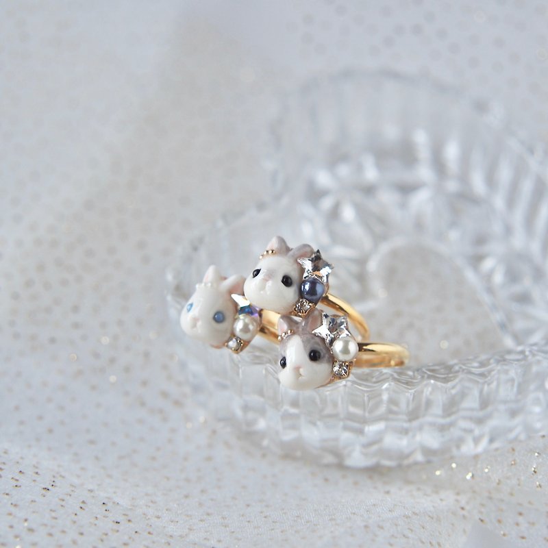 star rabbit ring - General Rings - Other Metals White