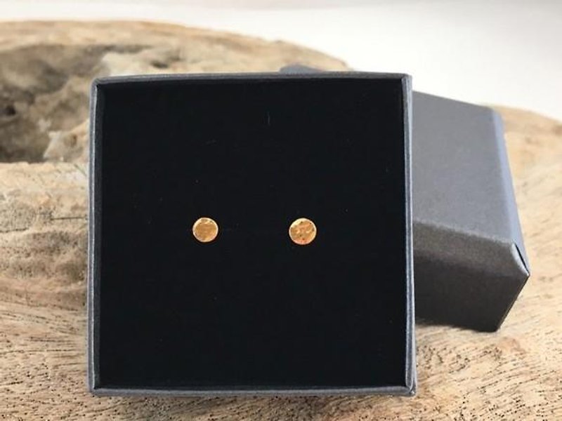 Golden Moon ◇ K18 Gold Earrings - Earrings & Clip-ons - Gemstone 