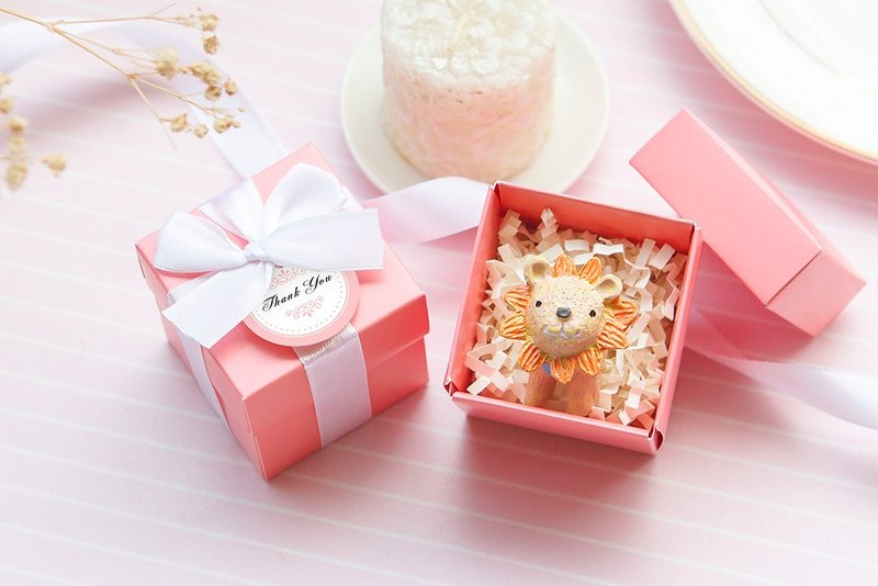 PINK boxed starry sky animal magnets cute coffret creative stationery surprise lucky draw items - แม็กเน็ต - วัสดุอื่นๆ สึชมพู