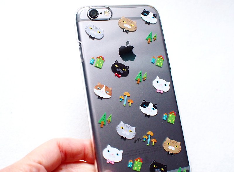 E * group mobile phone case A Meow Field iPhone 6 / 6s. Iphone 6plus - เคส/ซองมือถือ - อะคริลิค สีเขียว