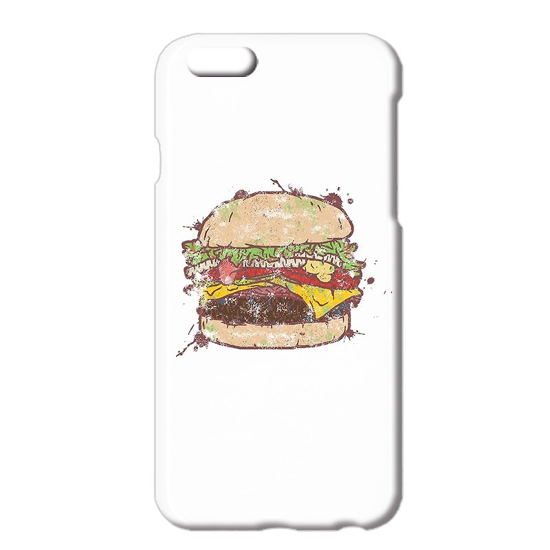 iPhone ケース / Damage Burger - スマホケース - プラスチック ホワイト