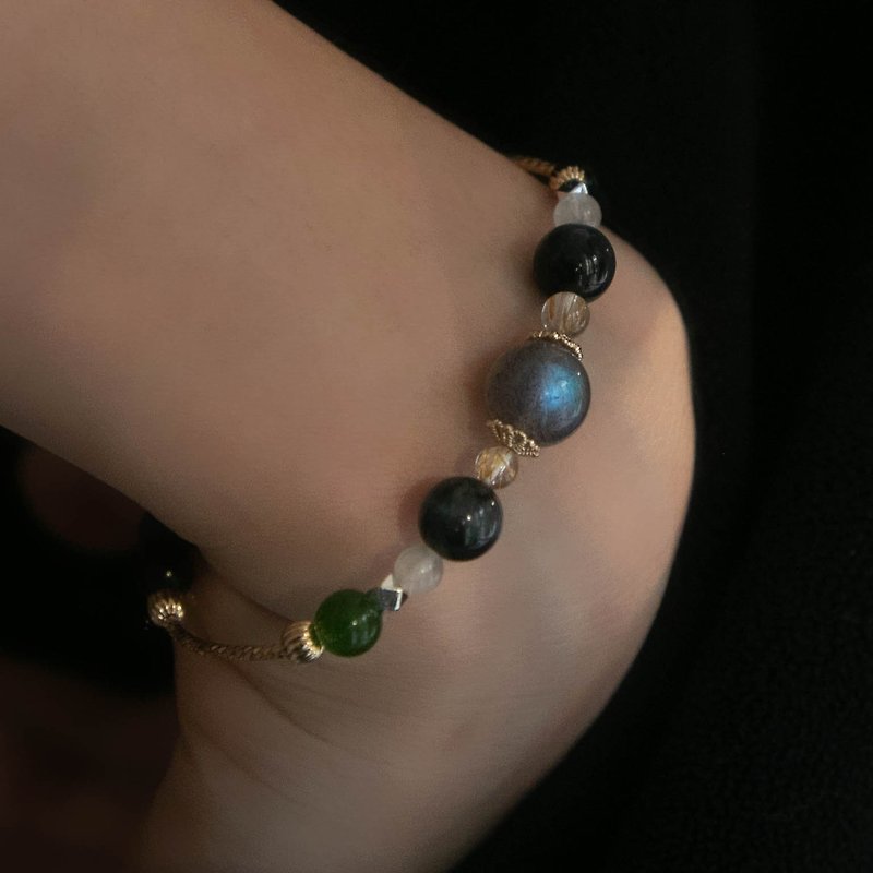 Moon and stars design / original handmade - Bracelets - Crystal 