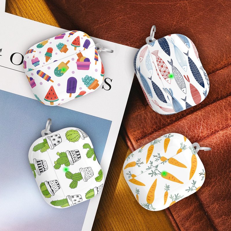 AirPods 3【IMD彩繪工藝】分離式TPU掛鉤保護套 - 童趣 - AirPods/耳機保護套 - 其他材質 多色