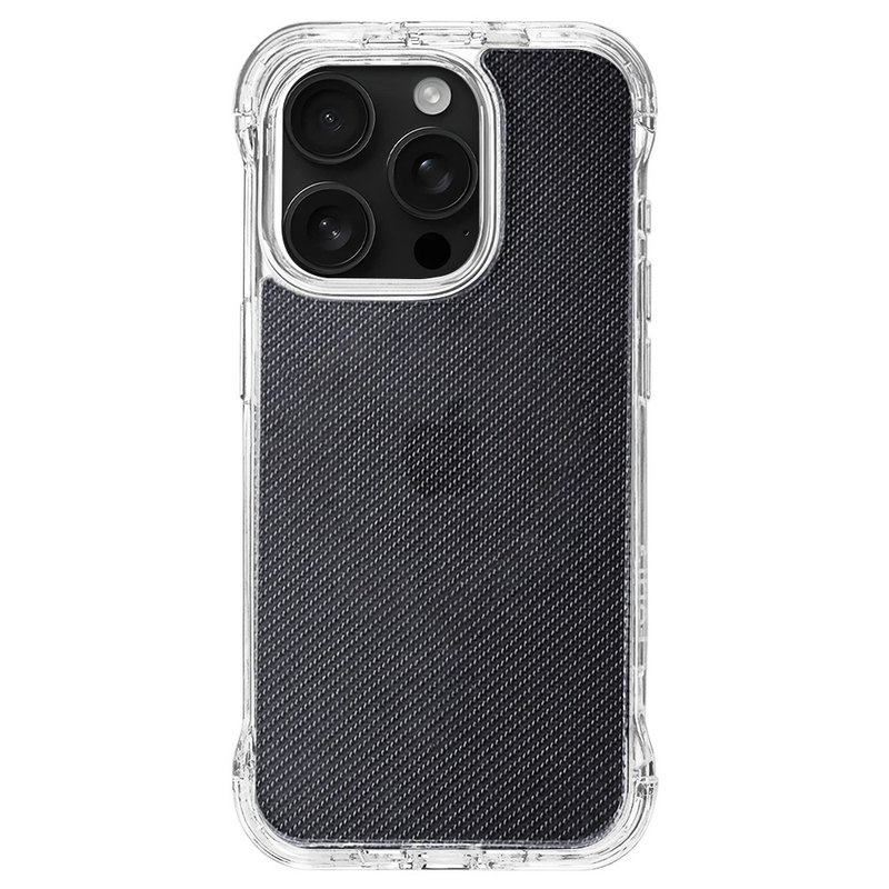 光雕系列 油畫玻璃 支架殼 標準透明 iPhone 16 15 14 13 Pro Max - 手機殼/手機套 - 其他材質 透明