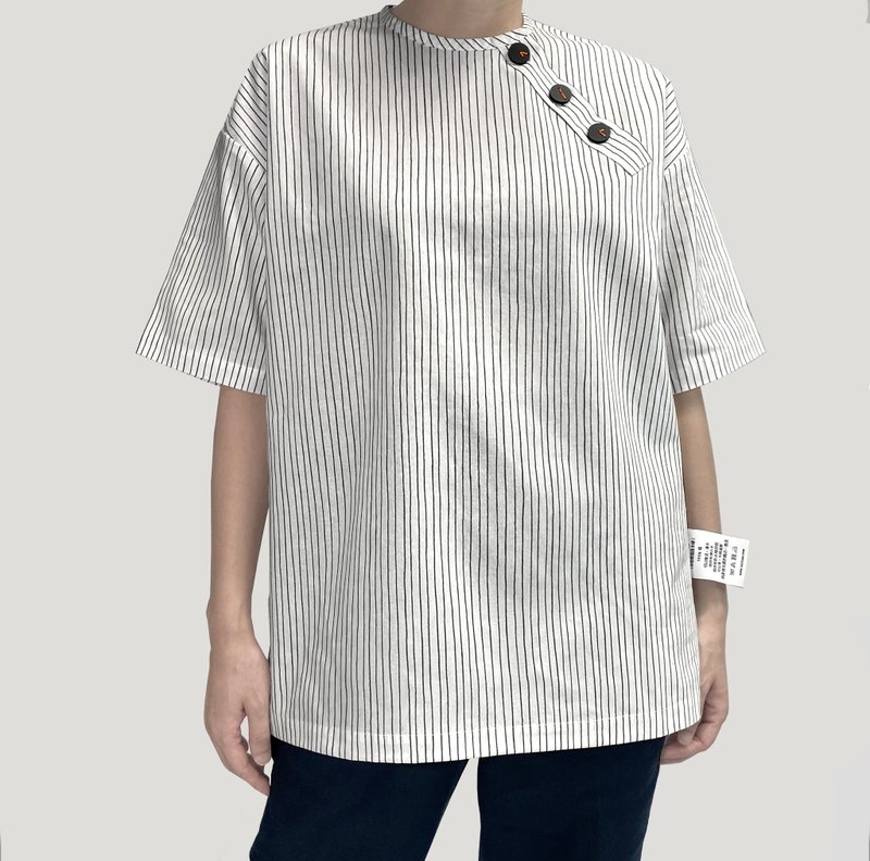 6:25am Time Difference Shirt - 白色 - 帽T/大學T - 棉．麻 白色