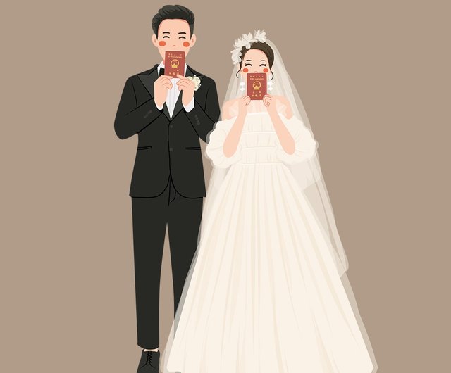 クリスマス プレゼント交換 結婚式 好きなヤン 描いた 韓国人カップル かわいい イラスト アバター 結婚式 予約 予約 ショップ Aria 似顔絵 イラスト 挿絵 Pinkoi