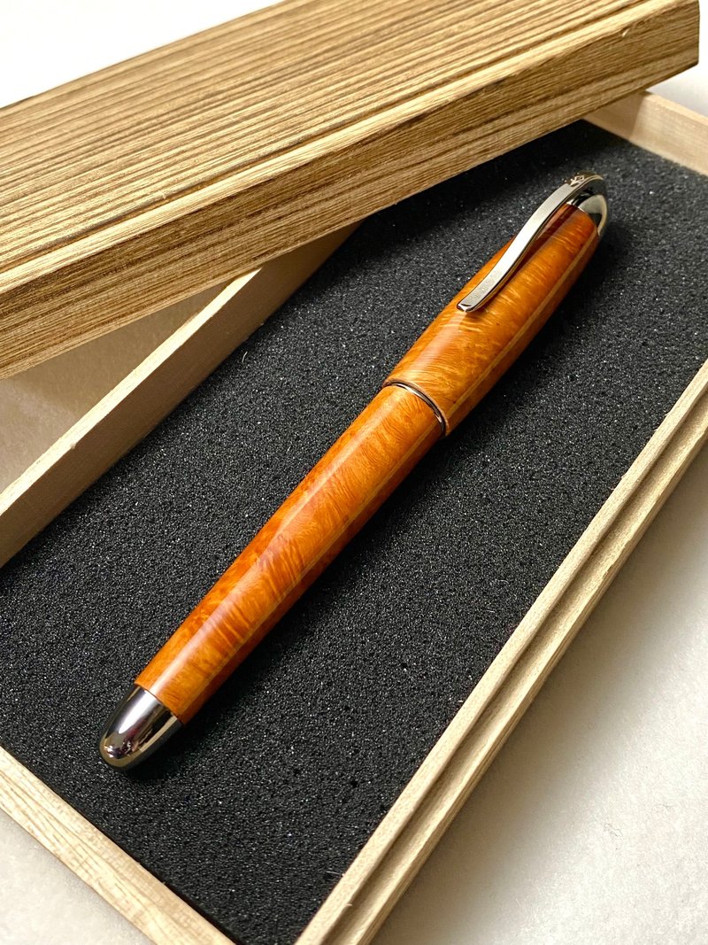 3952老山羊-那魯灣 義大利石楠木 高清高亮版 彈鋼尖系列鋼筆 - 鋼筆 - 其他材質 