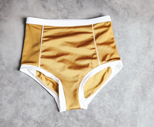 Primary high-waist bottom – 黄色 / ハイウエスト水着 (別売