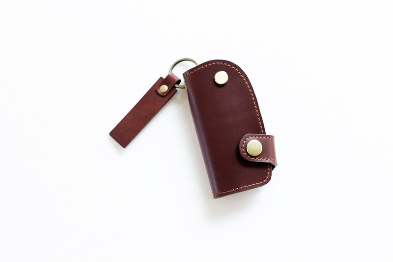Leather leather key ring holster - Keychains - Genuine Leather 