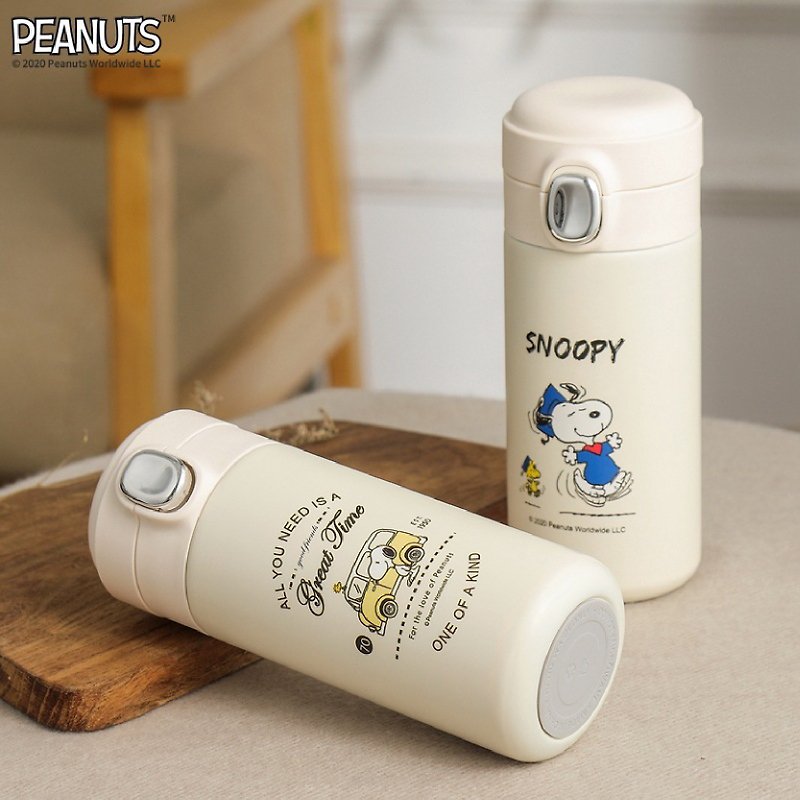 Snoopy Stainless Steel Food Grade Insulation Cup Office Essential Camping Picnic Kettle - แก้ว - วัสดุอื่นๆ 