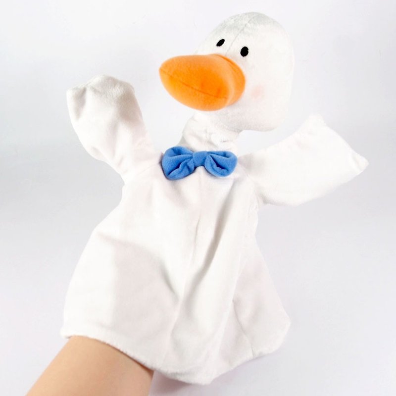 Down Hand Puppet-Duck Duck [Hallmark-ForeverFriends Down-Baby Series] - Kids' Toys - Other Materials White