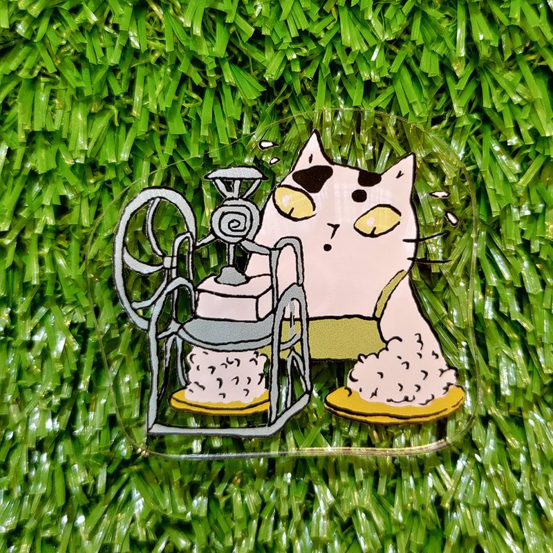 壓克力磁鐵-剉冰(插畫家:貓小姐)(最長邊6cm) - 磁石貼/磁鐵 - 壓克力 