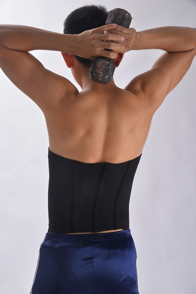 健康禮盒 MIT 運動保健 束腹-護腰 - 運動用品/健身器材 - 聚酯纖維 黑色
