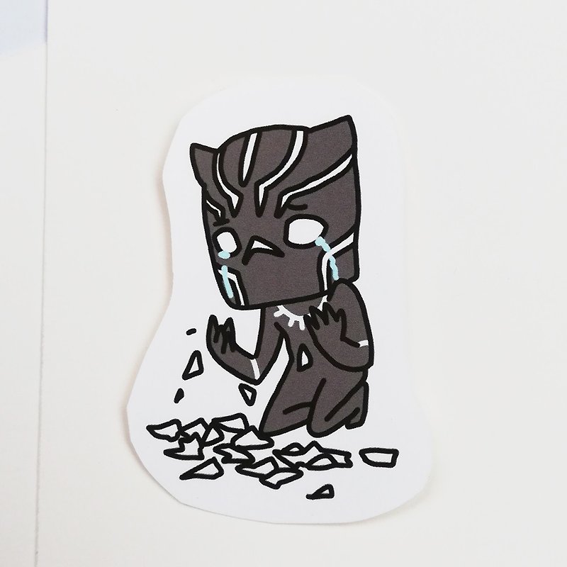 Black panther waterproof sticker - Stickers - Paper 