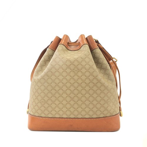 日本直送 名牌中古包 】CELINE セリーヌ マカダム ブラゾン型
