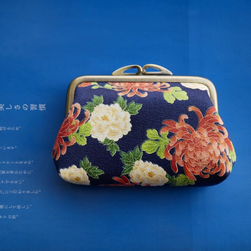 菊香花夜   大嘴巴零錢包 / 口金包 【台灣製造】 - 零錢包/小錢包 - 其他金屬 藍色