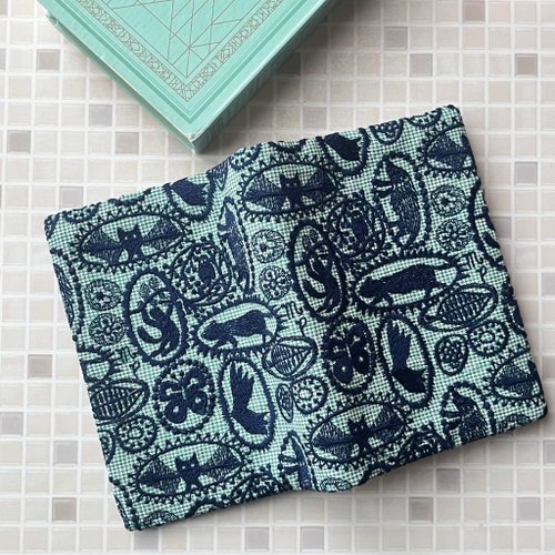 mukava handmade mina perhonen jungle relief 書衣 A6 ハンドメイド ブックカバー 日本製作