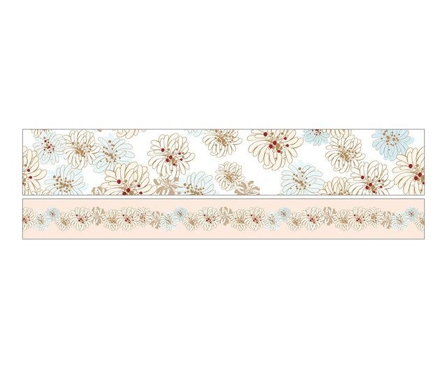 Mark S X Paul Joe Collaboration Washi Tape Pink White Chrysanthemum Shop Marks Tw Washi Tape Pinkoi