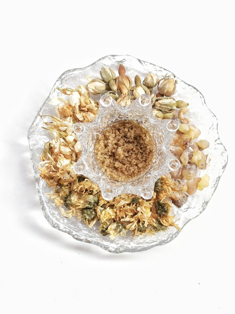 頂輪花浴鹽 Crown Chakra Hz Floral Bath Salt - 沐浴乳/沐浴用品 - 精油 透明