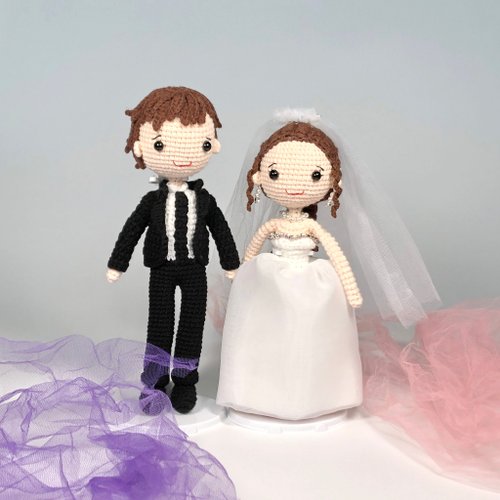 Customized wedding dolls, wedding dolls, wedding gifts, wedding  decorations, wedding decorations (custom color) - Shop silverbreeze Items  for Display - Pinkoi