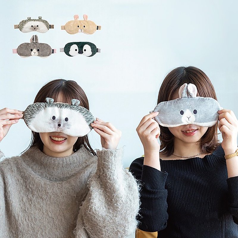 [Refurbished] Soft and Cute Animal Warming Eye Masks | Hot Compresses to Relieve Stress | Cute Animals | Healing Recommendations - ผ้าปิดตา - เส้นใยสังเคราะห์ หลากหลายสี