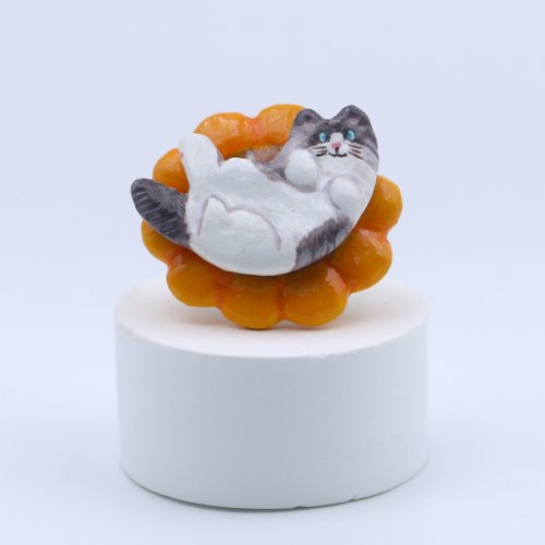 GOKIBUN Handmade 【為你負責可愛的布偶貓】無需你負責喂養 設計師手作旋轉戒指
