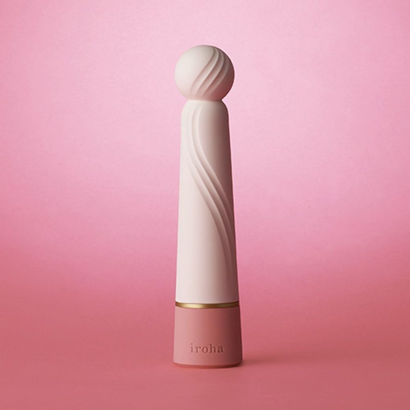日本iroha RIN+超柔軟電動按摩棒 凜漾風情 情趣用品 情人節禮物 - 情趣用品 - 矽膠 粉紅色
