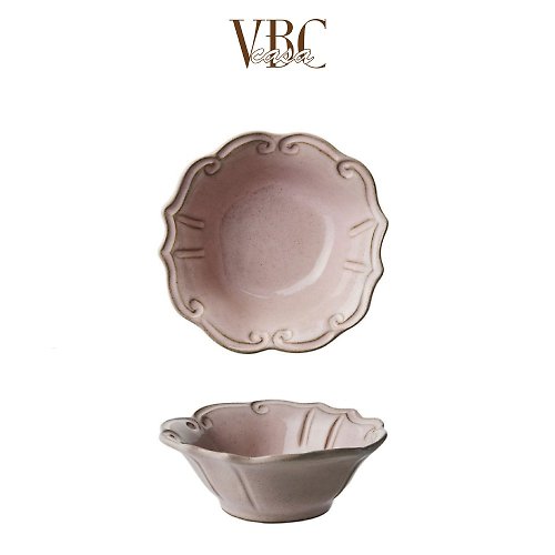 VBC Casa 義大利 VBC casa │ 巴洛克系列 18 cm 麥片碗 / 典雅粉