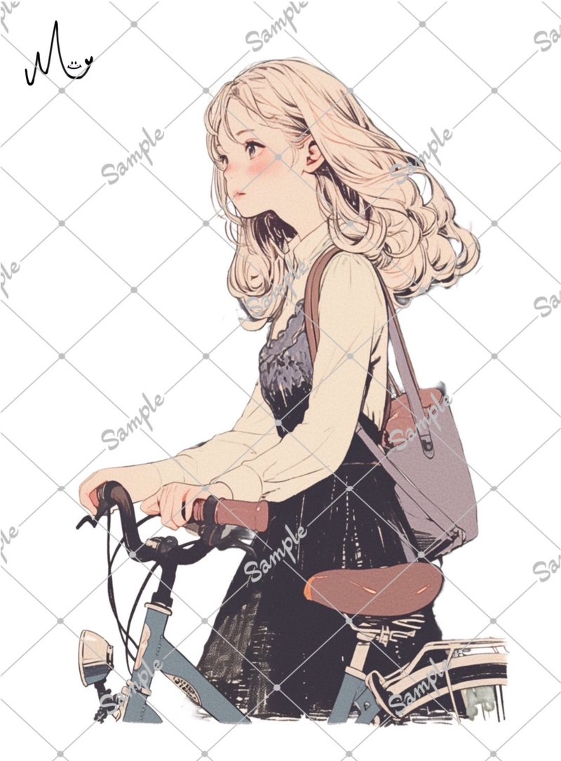 オリジナル人物ステッカー - 貼紙 - 紙 