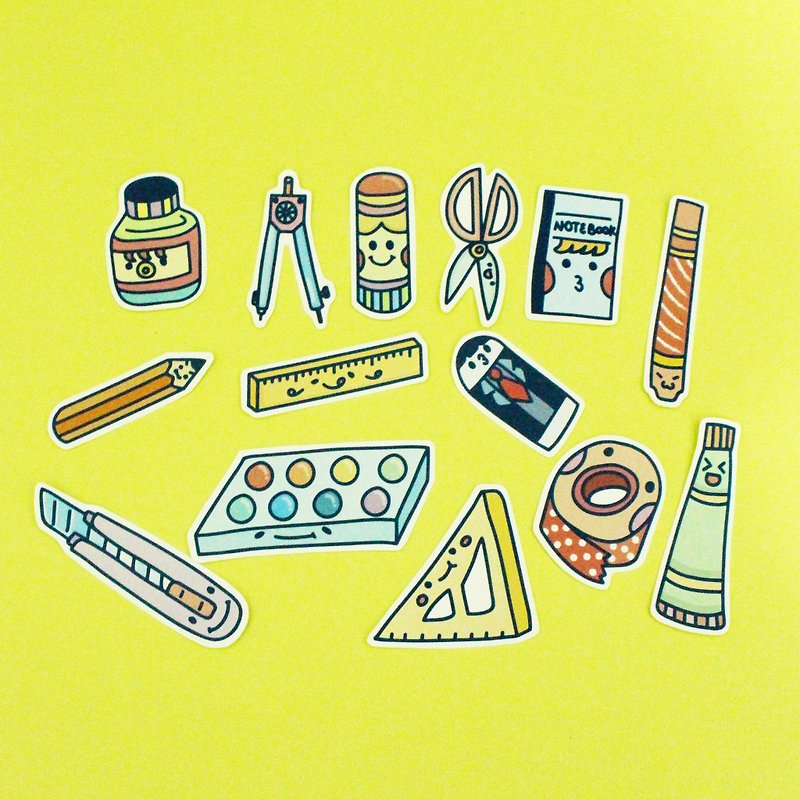 Together as a stationery control / sticker package - Stickers - Paper 
