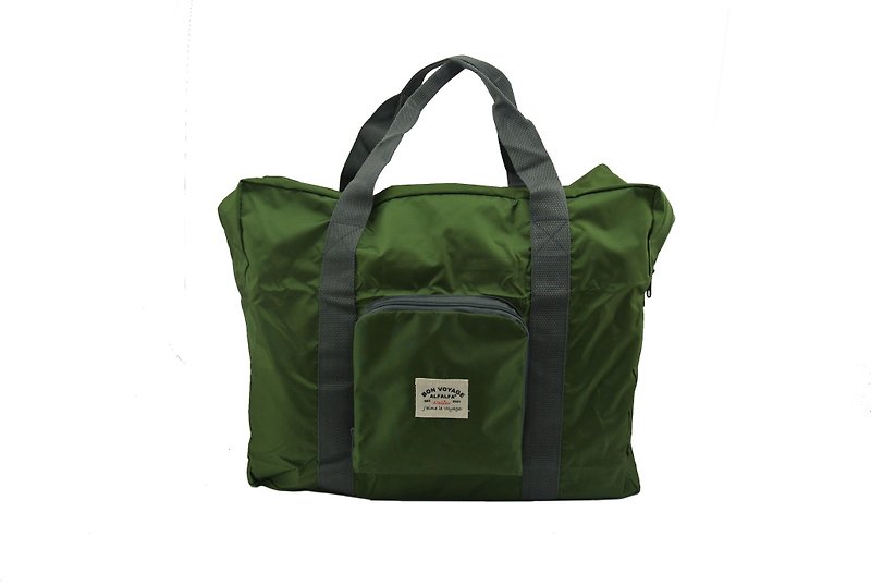 Army Green Jaime Le Voyager  Foldable Weekender Bag - Messenger Bags & Sling Bags - Polyester Green