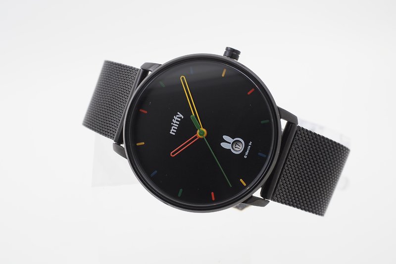 Fouetté The Miffy daily watch Black - Men's & Unisex Watches - Stainless Steel Black