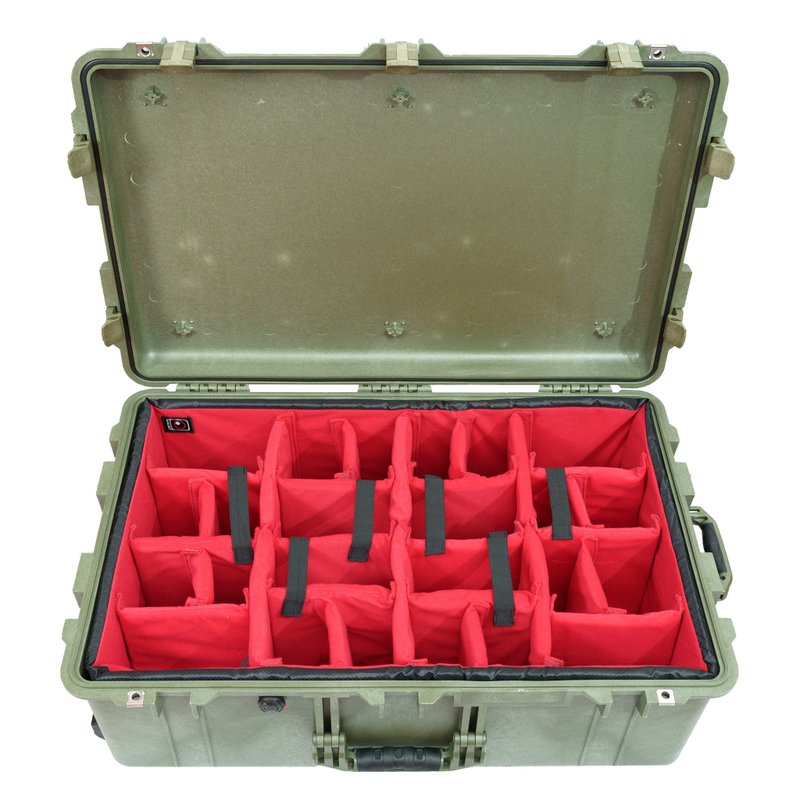 攝影師專用 紅色 派力肯 Pelican1650 內膽間隔 - 相機包/相機袋 - 防水材質 灰色