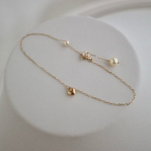 KOKO PEARL JEWELRY 情人節 限定設計 akoya珍珠 珍珠手鏈 愛心元素 日本製