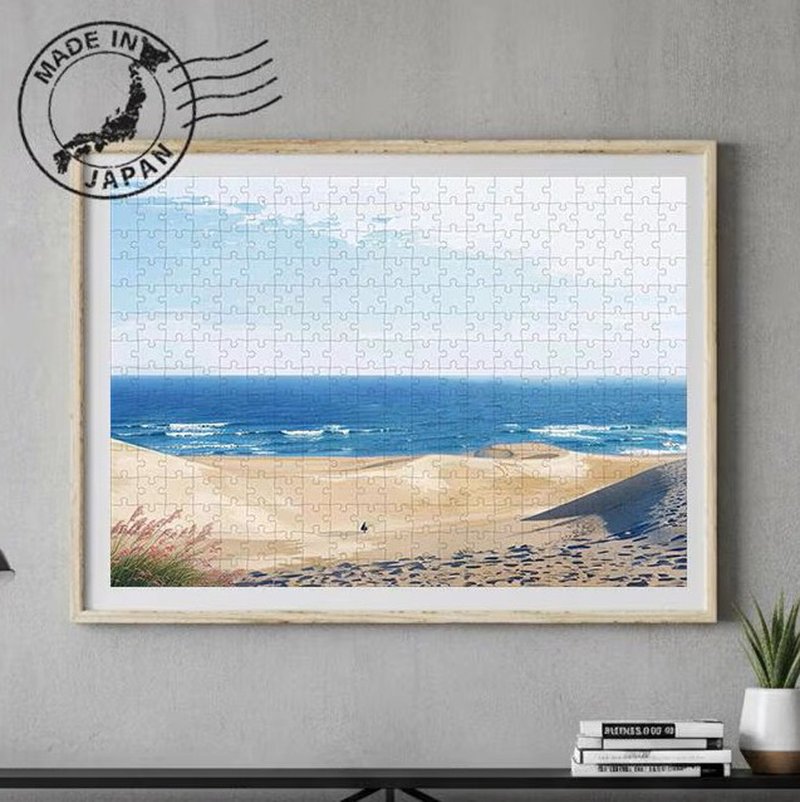 日本手工製拼圖・鳥取砂丘・日本風景・送禮、擺設、裝飾 - 壁貼/牆壁裝飾 - 紙 