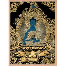 チベットの大日如来タンカ - 瞑想とヨガのアート - ショップ Boudha