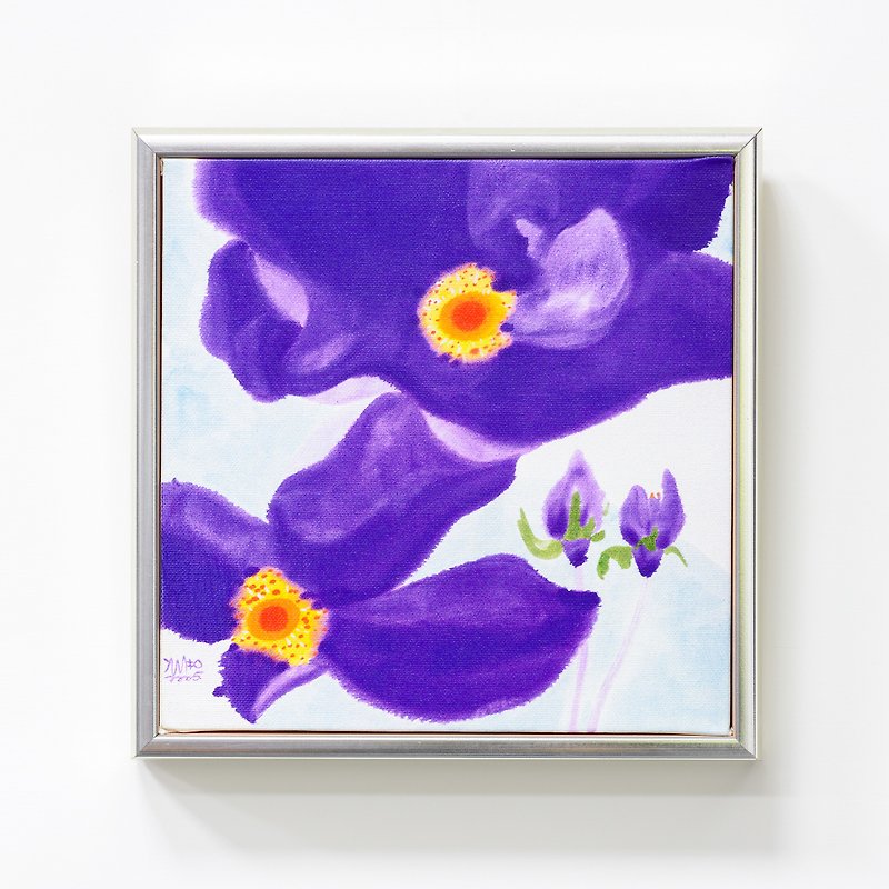 Artist Series | Art Frame | Digital Art Weipen box painting flowers, strong Italian {} - Posters - Other Materials Purple
