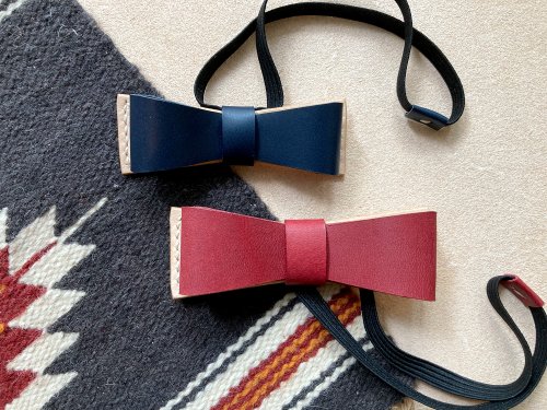 港產皮革｜Leatherism Handmade Products Bow tie蝶形領結 皮革材料包 好好縫 DIY 飾物 禮物 領呔 植鞣