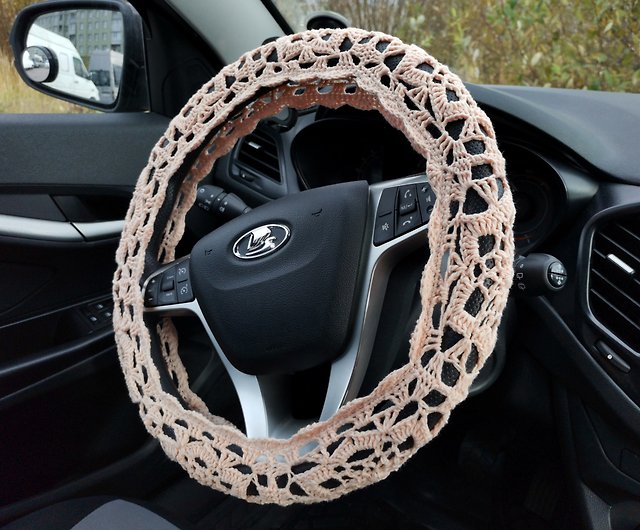 Crochet Daisy Steering Wheel Cover for Womencar Steering -   Boho car  accessories, Cute car accessories, Cool car accessories