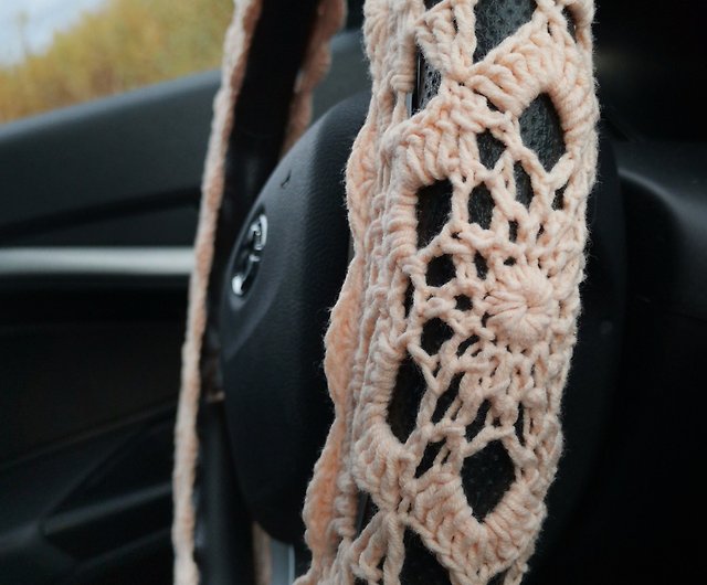 Crochet Daisy Steering Wheel Cover for Womencar Steering -   Boho car  accessories, Cute car accessories, Cool car accessories