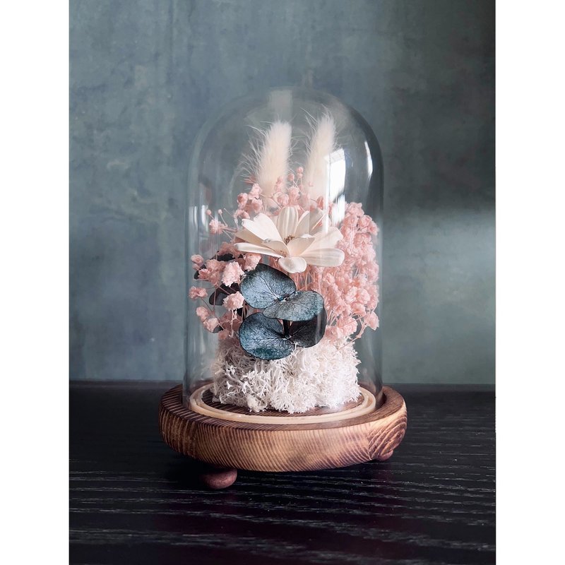 Pink Shadow Snow Dance/Gypsophila Preserved Flowers/Gifts/Festival Gifts/Comes with gift box and small card - ช่อดอกไม้แห้ง - พืช/ดอกไม้ สึชมพู