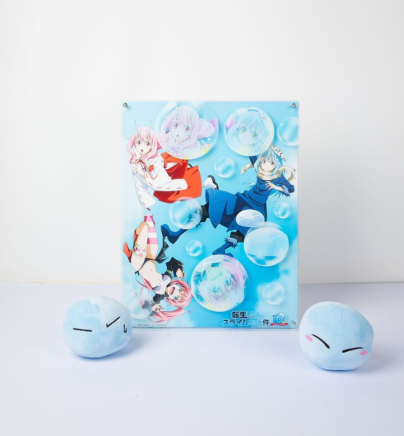 [Reincarnated Slime] Multi-layered 3D hanging painting (A style bubble style) - Posters - Paper Blue