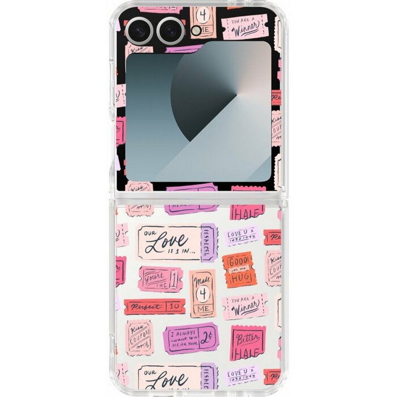 Ticket To Love iPhone 15 Samsung s24 Golden Case/Mirror Case/Hybrid Plus - เคส/ซองมือถือ - พลาสติก หลากหลายสี