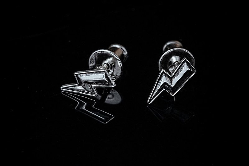 Lightning-Earrings | 925 Sterling Silver | JK SILVER - Earrings & Clip-ons - Sterling Silver Silver