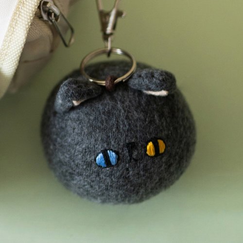 ぬいぐるみ　猫　キーホルダー　平成レトロ きねこ ぬいぐるみ マスコット キーホルダー 平成レトロ