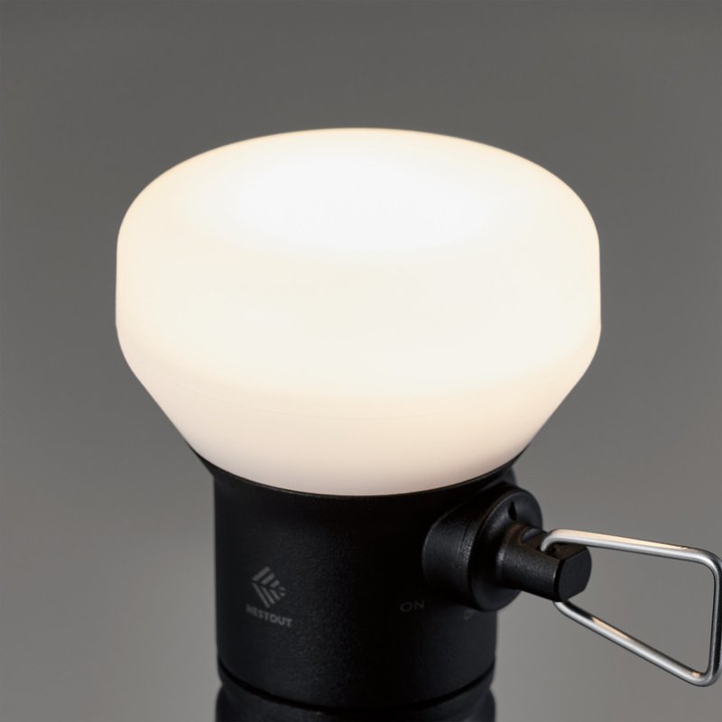 ELECOM NESTOUT LAMP-1 LED燈 MAX 300lm 黑 - 野餐墊/露營用品 - 其他材質 黑色