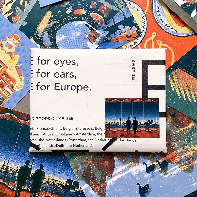 EEE postcard set (16 sheets) - Cards & Postcards - Paper 