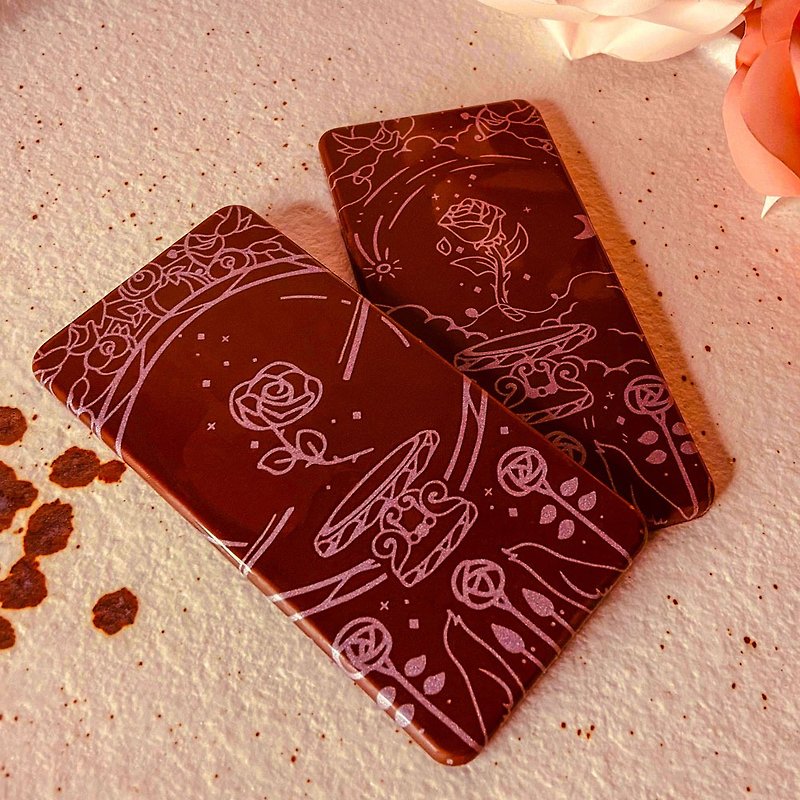*Valentine's Day Gift*Colorful Totem Chocolate (6 pieces/group) Starry Sky Rose - ช็อกโกแลต - อาหารสด 